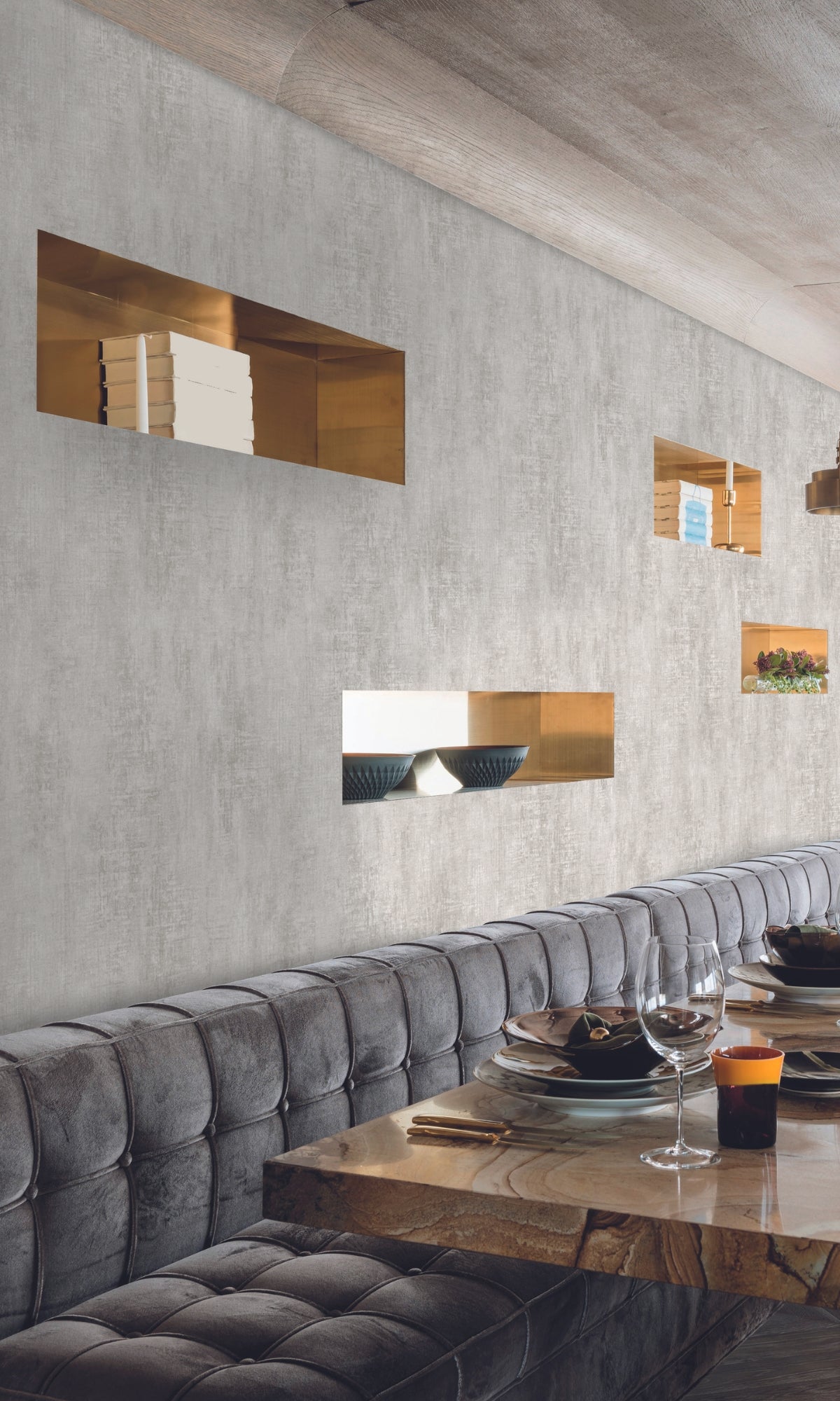 Office wallcovering installation